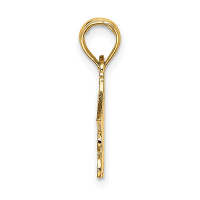 14K I'D RATHER BE FLYING Charm