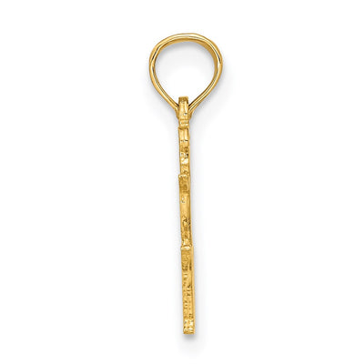 14K VIRGO Zodiac Charm