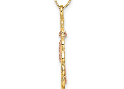 14k Two-tone Jewelry Style K8958 - Classique Jewelry Inc.