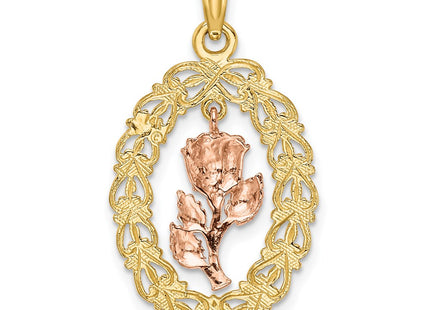 14k Two-tone Jewelry Style K8958 - Classique Jewelry Inc.