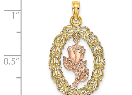 14k Two-tone Jewelry Style K8958 - Classique Jewelry Inc.