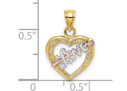 14k Two-tone Jewelry Style K8960 - Classique Jewelry Inc.