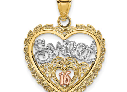 14k Two-tone Jewelry Style K8961 - Classique Jewelry Inc.