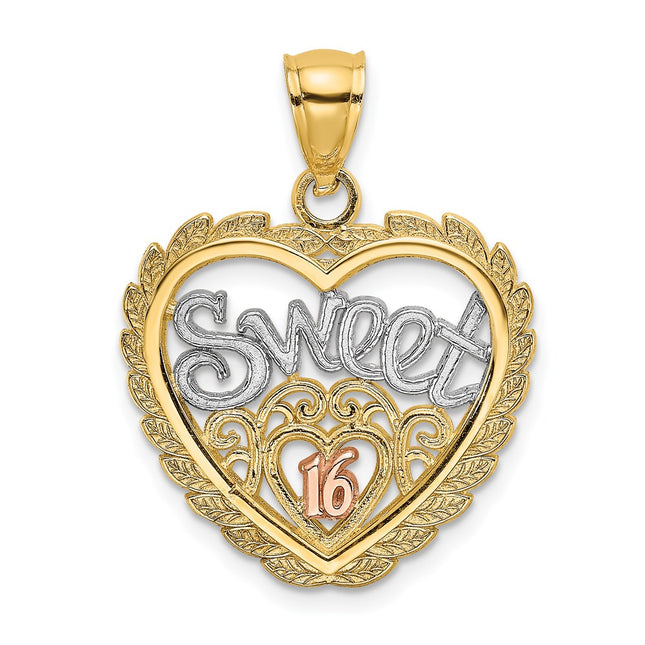 14k Two-tone Jewelry Style K8961 - Classique Jewelry Inc.