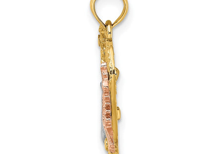 14k Two-tone Jewelry Style K8964 - Classique Jewelry Inc.