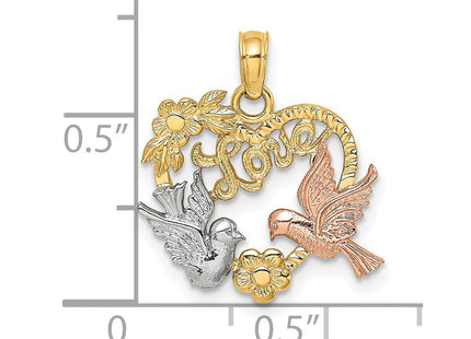 14k Two-tone Jewelry Style K8964 - Classique Jewelry Inc.