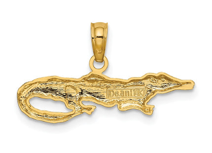 14k Yellow & Rhodium Jewelry Style K8966 - Classique Jewelry Inc.