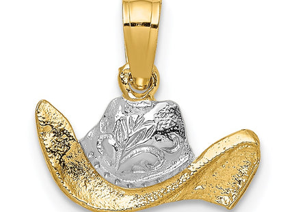 14k Yellow & Rhodium Jewelry Style K8969 - Classique Jewelry Inc.