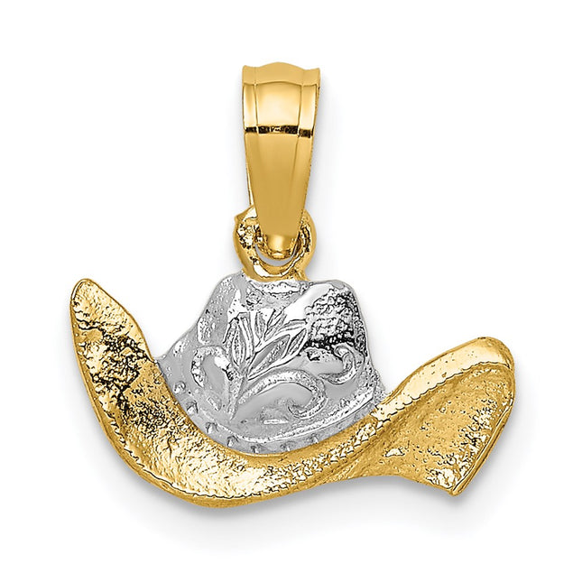 14k Yellow & Rhodium Jewelry Style K8969 - Classique Jewelry Inc.