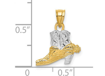 14k Yellow & Rhodium Jewelry Style K8971 - Classique Jewelry Inc.