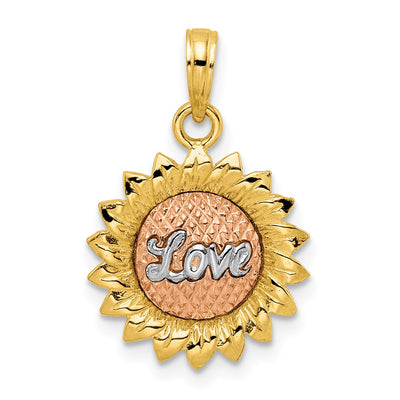 14K gold pendant
