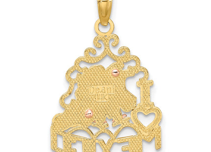 14k Two-tone Jewelry Style K8973 - Classique Jewelry Inc.