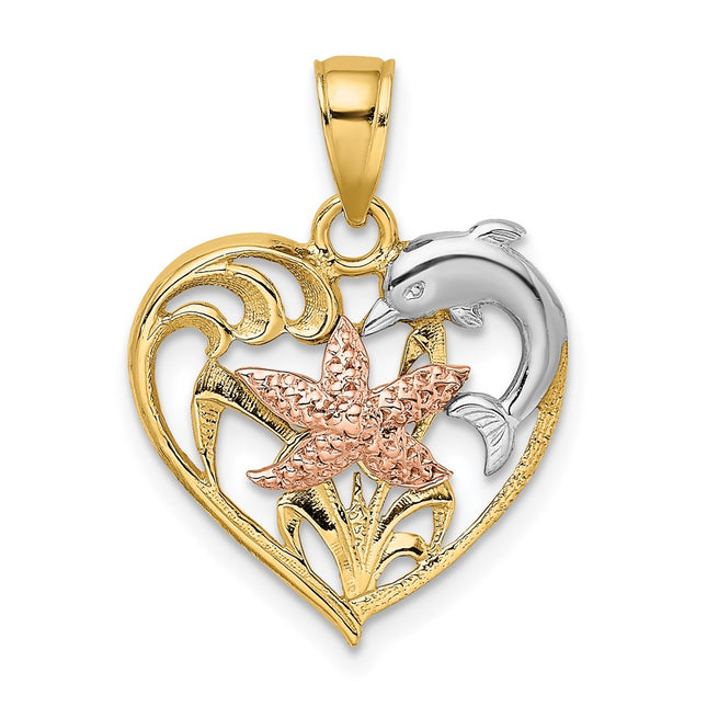 14k Two-tone Jewelry Style K8975 - Classique Jewelry Inc.