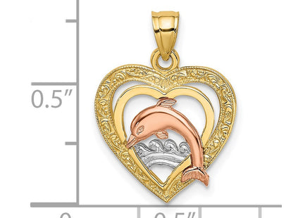 14k Two-tone Jewelry Style K8976 - Classique Jewelry Inc.