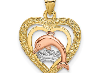 14k Two-tone Jewelry Style K8976 - Classique Jewelry Inc.