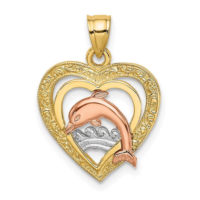 14k Two-tone Jewelry Style K8976 - Classique Jewelry Inc.