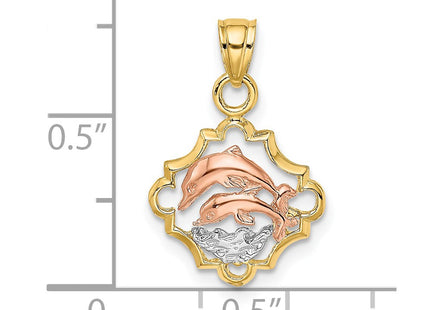 14k Two-tone Jewelry Style K8977 - Classique Jewelry Inc.