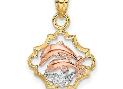 14k Two-tone Jewelry Style K8977 - Classique Jewelry Inc.