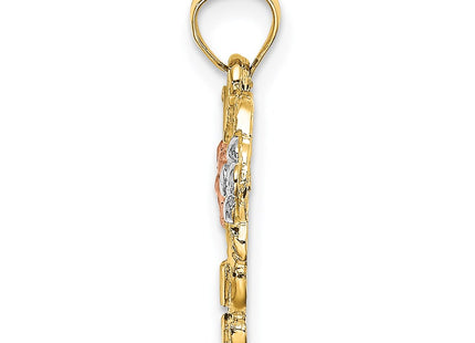 14k Two-tone Jewelry Style K8981 - Classique Jewelry Inc.