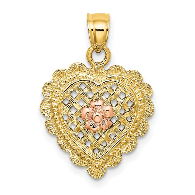 14k Two-tone Jewelry Style K8982 - Classique Jewelry Inc.