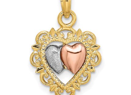 14k Two-tone Jewelry Style K8983 - Classique Jewelry Inc.