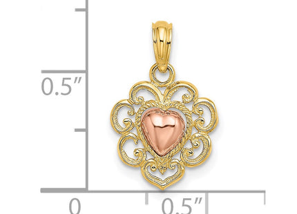 14k Two-tone Jewelry Style K8986 - Classique Jewelry Inc.