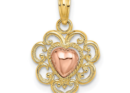 14k Two-tone Jewelry Style K8986 - Classique Jewelry Inc.