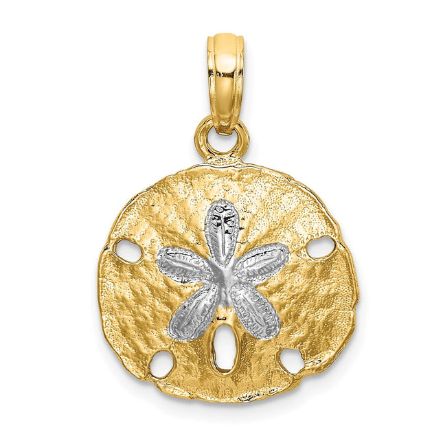 14k Yellow & Rhodium Jewelry Style K8987 - Classique Jewelry Inc.
