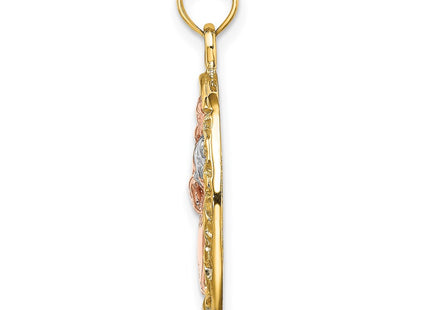 14k Two-tone Jewelry Style K8989 - Classique Jewelry Inc.