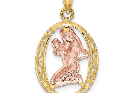 14k Two-tone Jewelry Style K8989 - Classique Jewelry Inc.