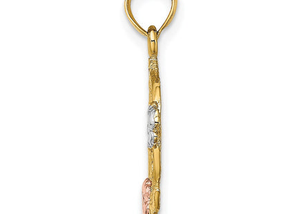 14k Two-tone Jewelry Style K8990 - Classique Jewelry Inc.