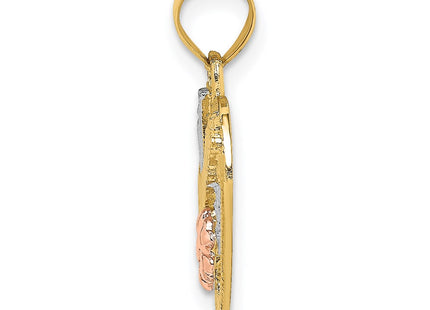 14k Two-tone Jewelry Style K8991 - Classique Jewelry Inc.