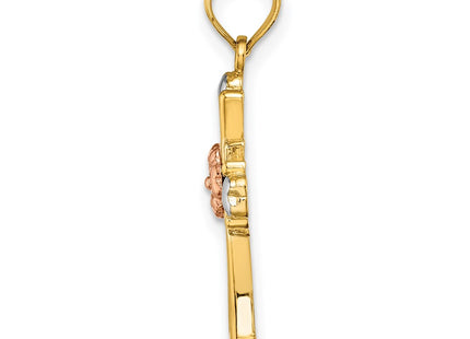 14k Two-tone Jewelry Style K8996 - Classique Jewelry Inc.