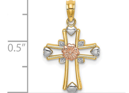 14k Two-tone Jewelry Style K8996 - Classique Jewelry Inc.