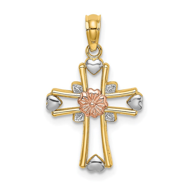 14k Two-tone Jewelry Style K8996 - Classique Jewelry Inc.