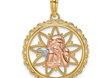 14k Two-tone Jewelry Style K9002 - Classique Jewelry Inc.