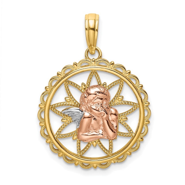 14k Two-tone Jewelry Style K9002 - Classique Jewelry Inc.