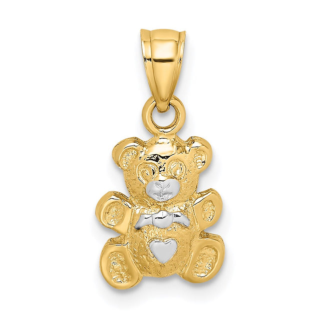 14k Yellow & Rhodium Jewelry Style K9004 - Classique Jewelry Inc.