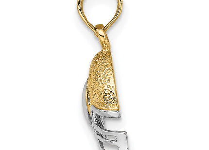 14k Yellow & Rhodium Jewelry Style K9006 - Classique Jewelry Inc.