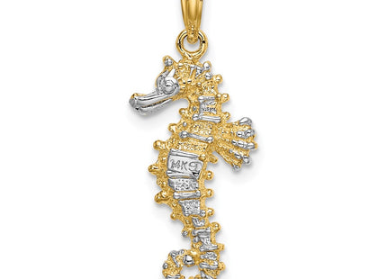 14k Yellow & Rhodium Jewelry Style K9007 - Classique Jewelry Inc.