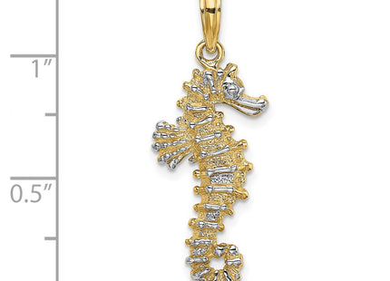 14k Yellow & Rhodium Jewelry Style K9007 - Classique Jewelry Inc.