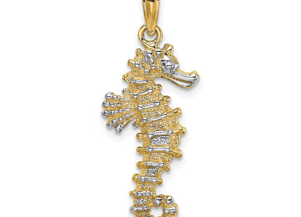14k Yellow & Rhodium Jewelry Style K9007 - Classique Jewelry Inc.