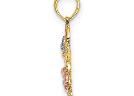 14k Two-tone Jewelry Style K9008 - Classique Jewelry Inc.