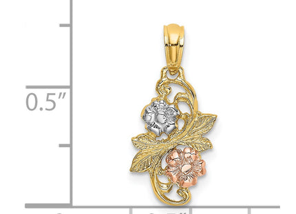 14k Two-tone Jewelry Style K9008 - Classique Jewelry Inc.