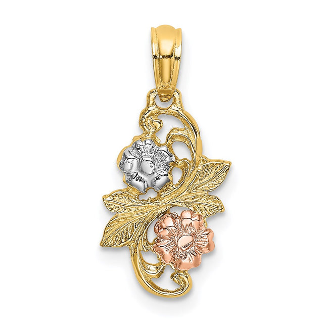 14k Two-tone Jewelry Style K9008 - Classique Jewelry Inc.