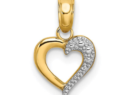 14k Yellow & Rhodium Jewelry Style K9012 - Classique Jewelry Inc.
