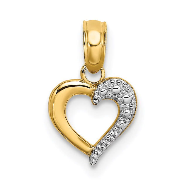 14k Yellow & Rhodium Jewelry Style K9012 - Classique Jewelry Inc.