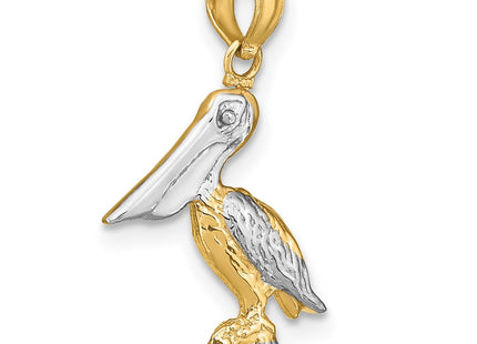 14k Yellow & Rhodium Jewelry Style K9013 - Classique Jewelry Inc.