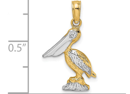 14k Yellow & Rhodium Jewelry Style K9013 - Classique Jewelry Inc.
