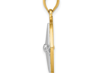 14k Two-tone Jewelry Style K9017 - Classique Jewelry Inc.